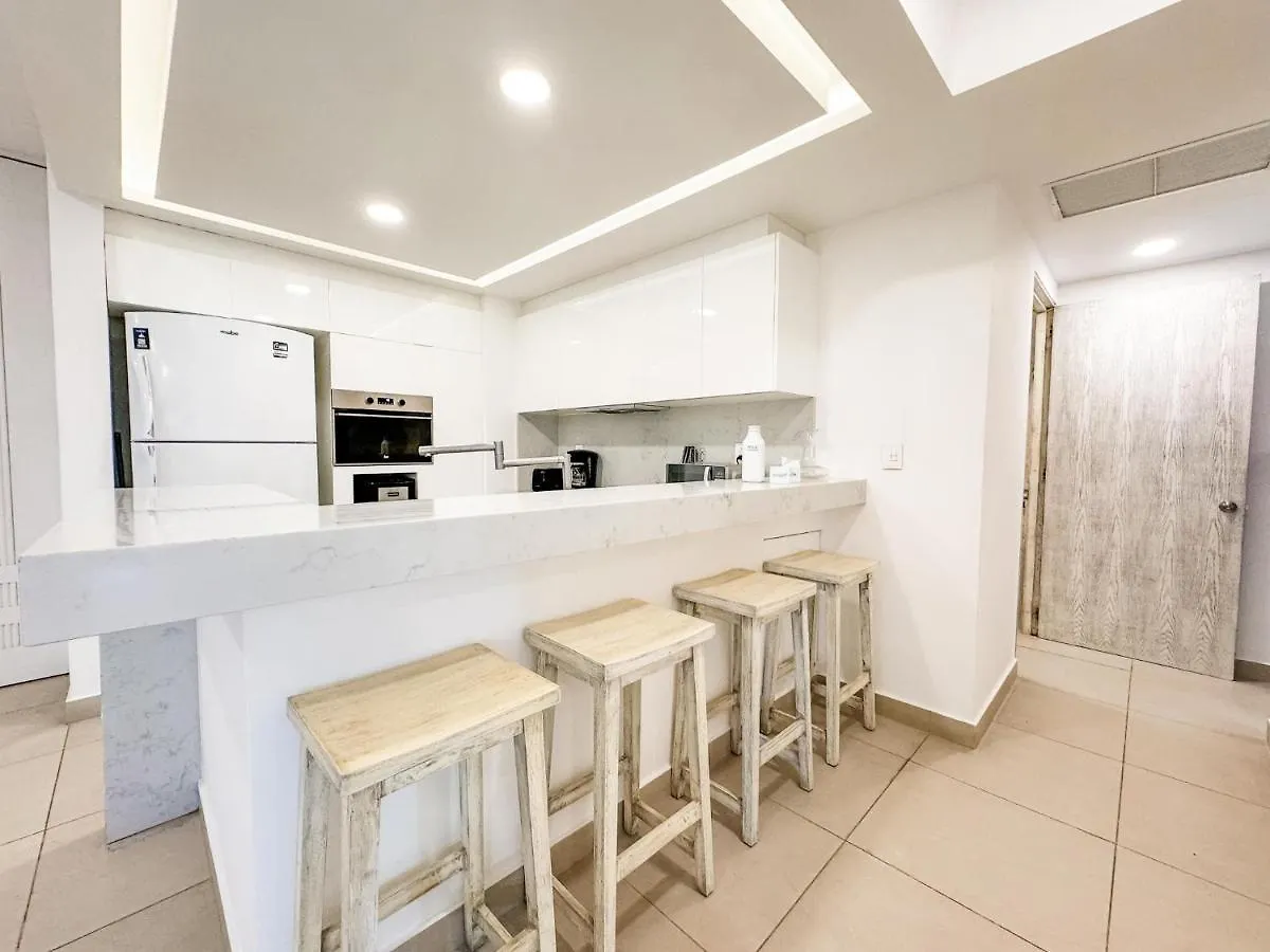 Apartment Ata30 -2 Bed Suite Gym Parking Wifi Beach Club Playa del Carmen